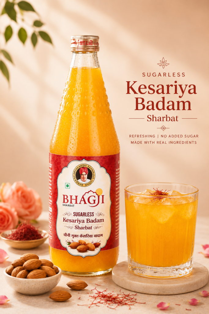 Sugarless Kesariya Badam Sharbat